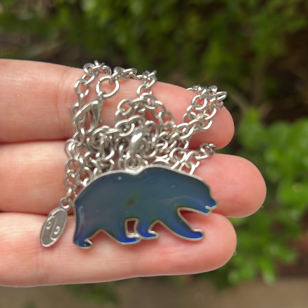 Mood Bear Pendant with Necklace